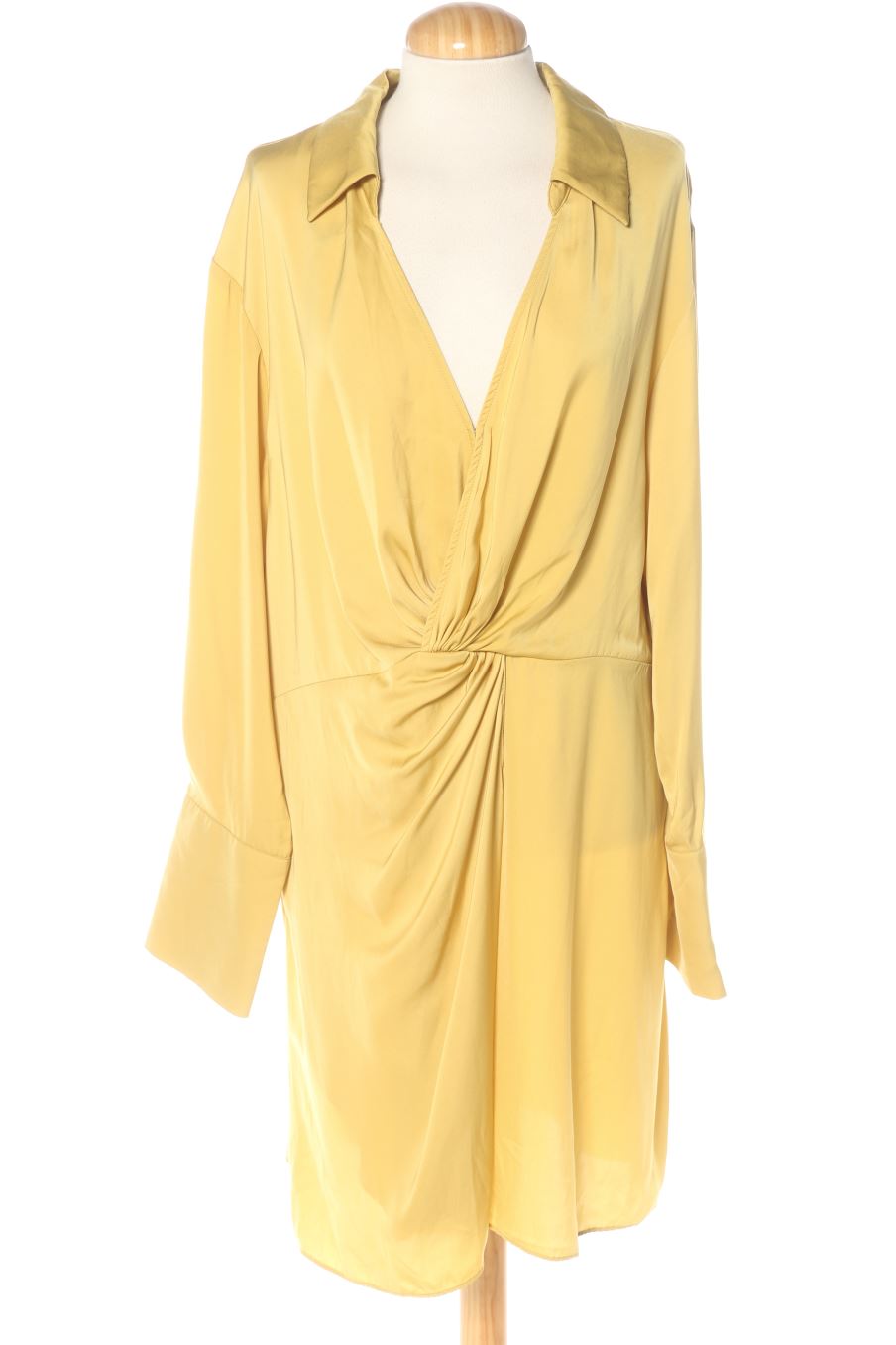 Robe casual H&M de la taille XL, de couleur jaune