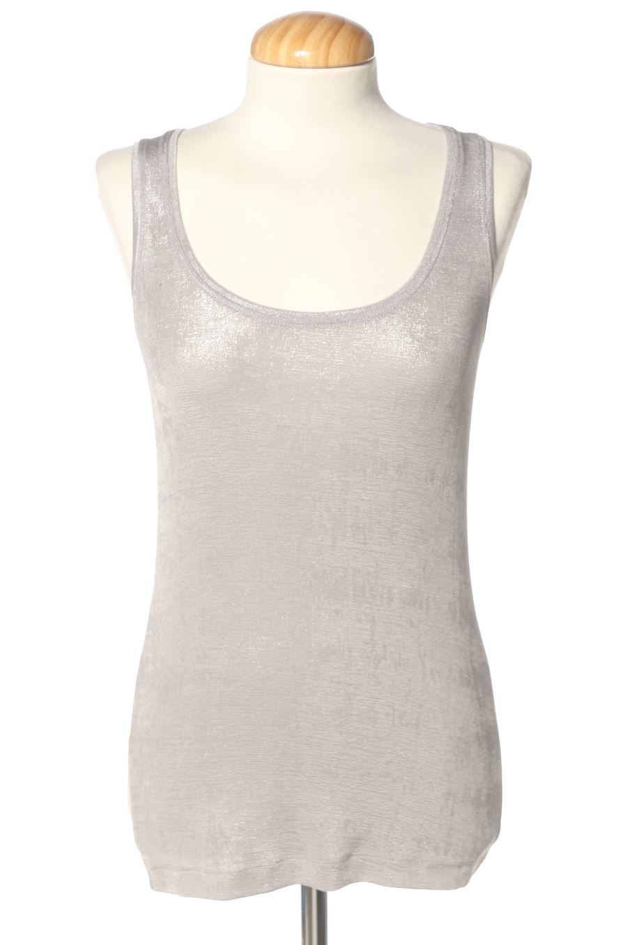 Top von Massimo Dutti Größe S, Farbe Silbern, für