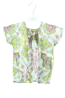 Blouse à manches courtes 3 ans Coquelicot
