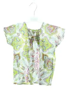 Blusa de manga corta 3 años Coquelicot