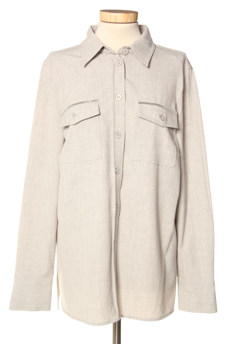 Chemise Punt roma de la taille 42, de couleur gris