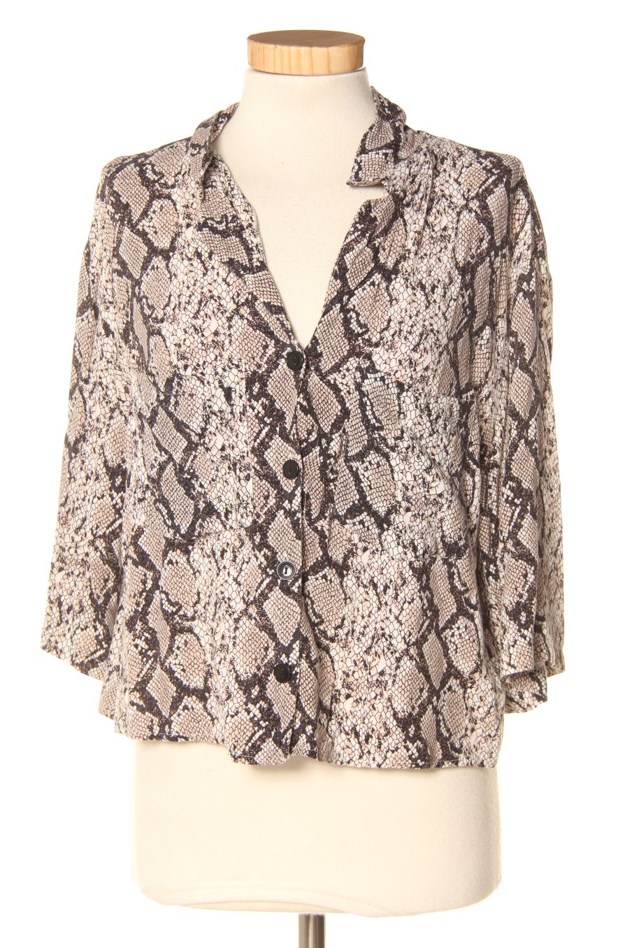 Hemd von Bershka Größe XS, Farbe Animal print, für