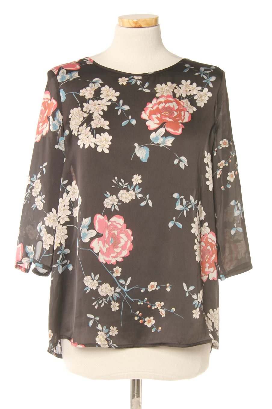 Blouse à manches courtes Laura clement (La Redoute) de la taille M, de couleur fleurs