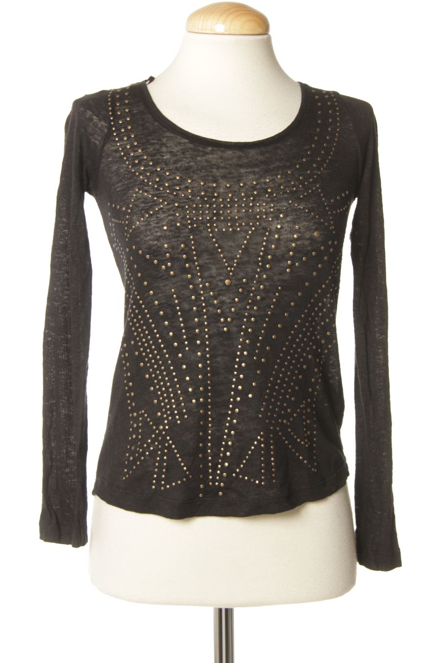 T-shirt à manches longues Etam de la taille XS, de couleur noir