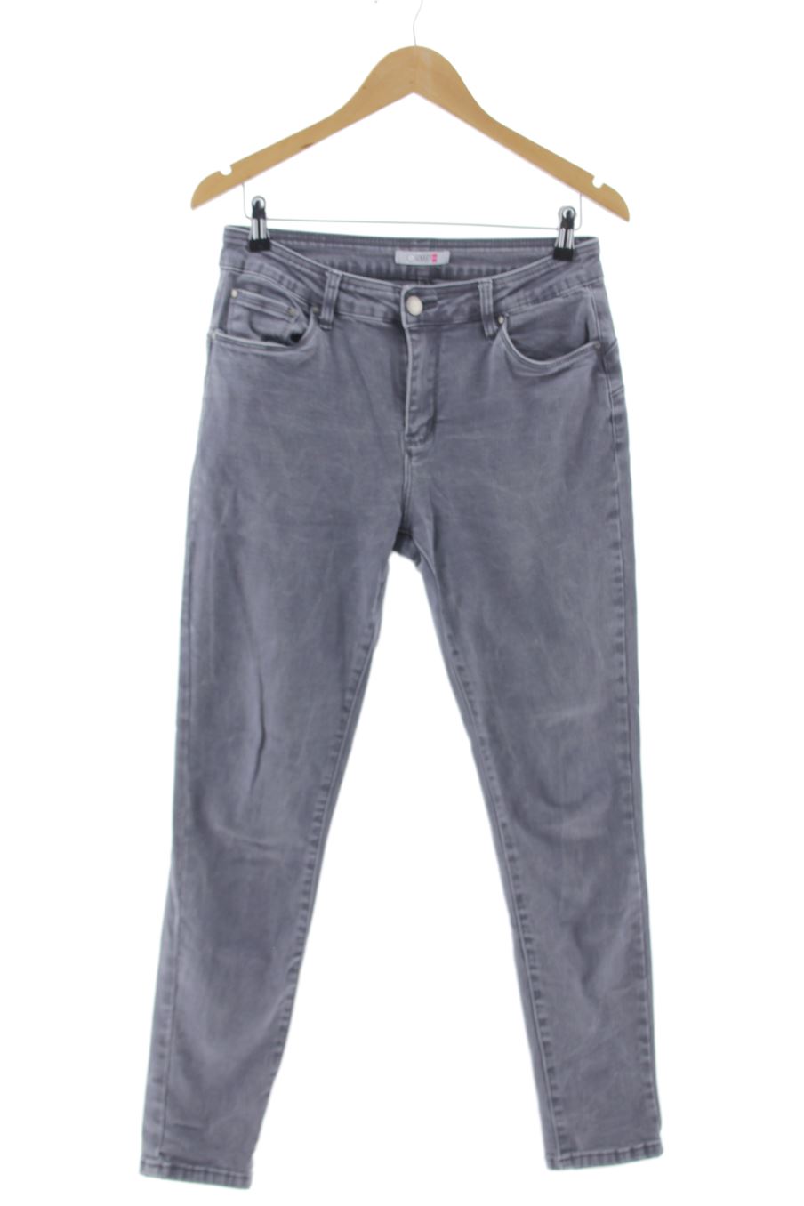 Jeans von CarnaBy Größe 40, Farbe Grau, aus Jeanskleidung für