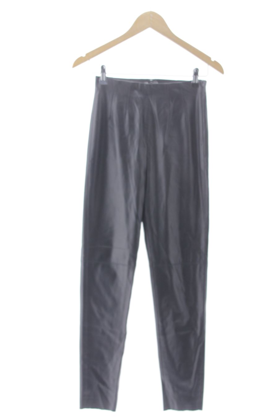 Pantalón de Zara de la talla S, de color negro de sintético