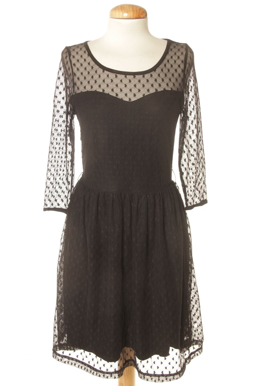Vestido casual de La go go de la talla XS, de color negro