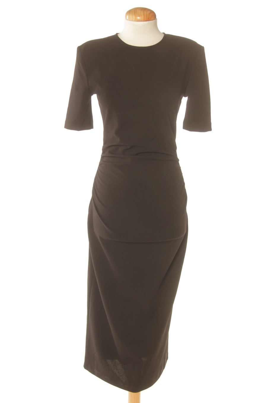 Vestito casual de Zara de la talla S, de color nero