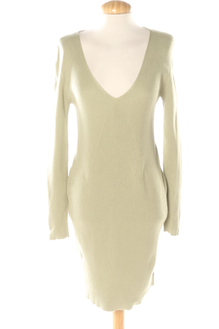 Einfaches Kleid von Stradivarius Größe L, Farbe Grün, für