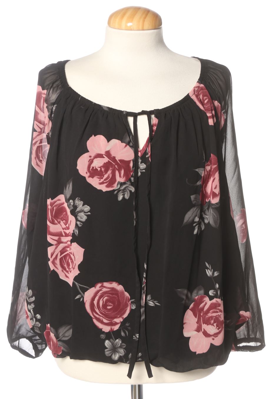 Blusa de manga larga de BODYFLIRT de la talla 44, de color flores