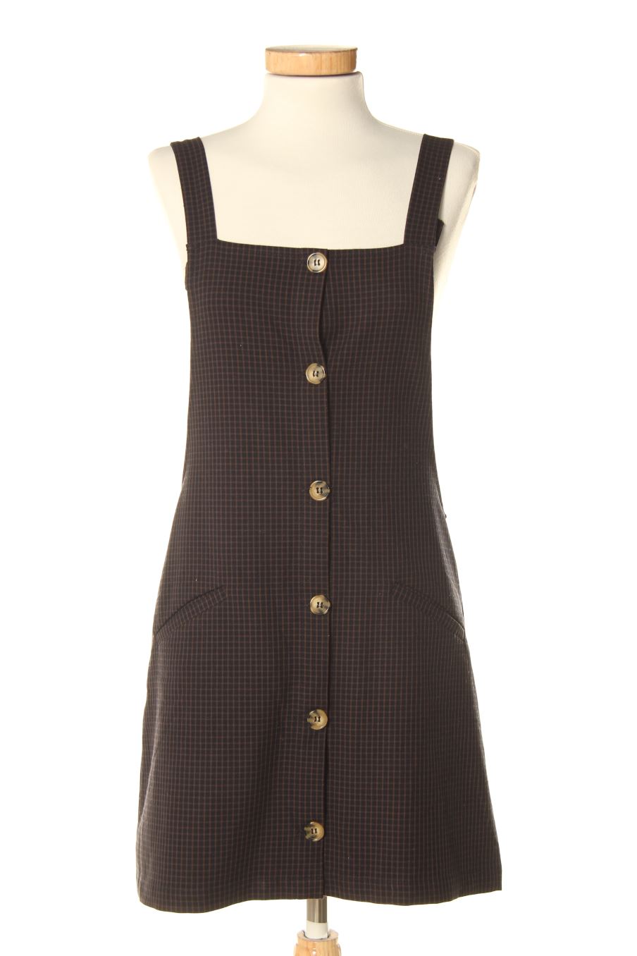Robe casual Brownie de la taille S, de couleur carreaux