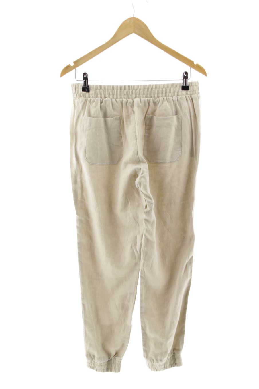 Pantalón Casual de Benetton de la talla 38, de color beige