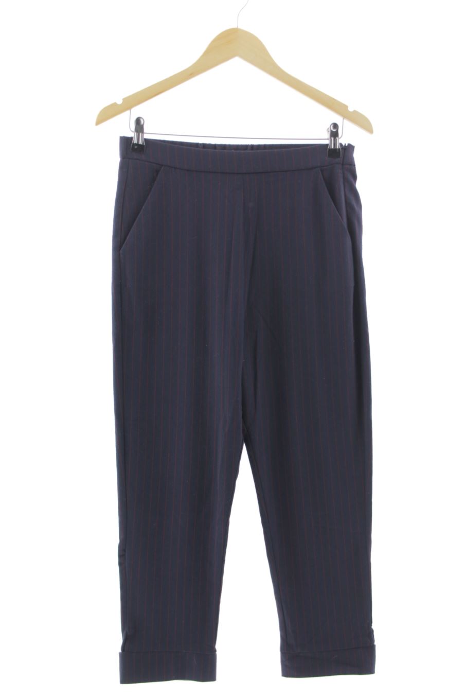 Pantalón de Zara de la talla XS, de color rayas