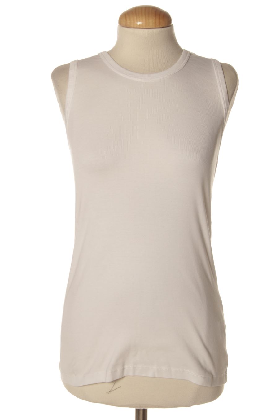 Maglietta senza maniche de Desigual de la talla S, de color bianco