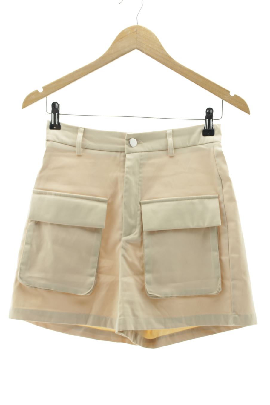 Pantalón corto de PERCENTIL de la talla XS, de color beige