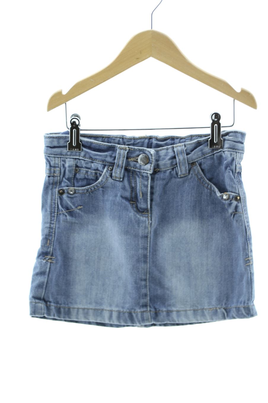 Falda de Okaidi de la talla 6 años de denim de segunda mano
