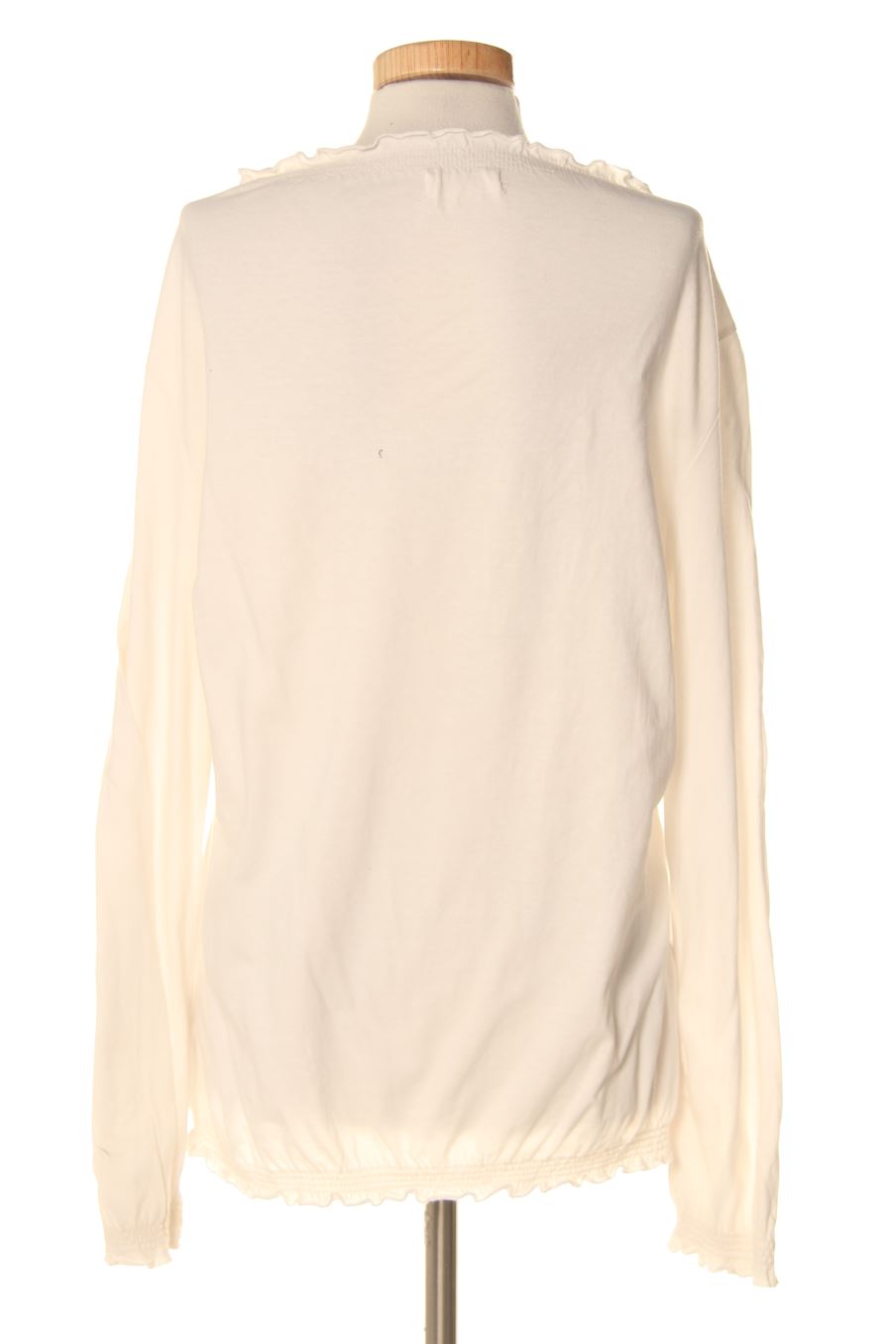 T-shirt à manches longues Amichi de la taille XL, de couleur blanc