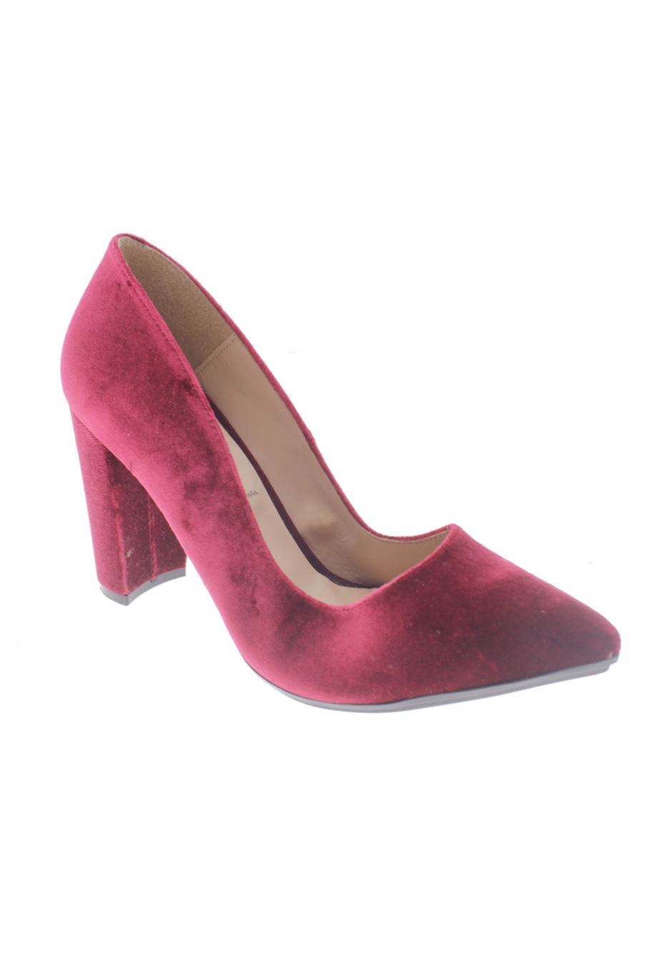 Zapatos de tacon de Daniela Vega de la talla 37, de color rojo de