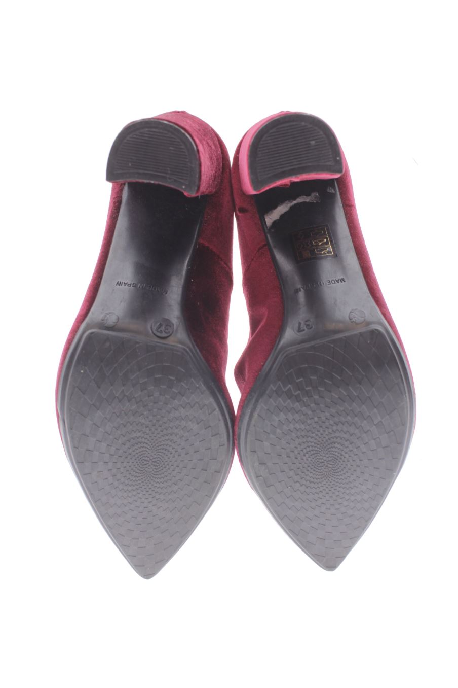 Zapatos de tacon de Daniela Vega de la talla 37, de color rojo de