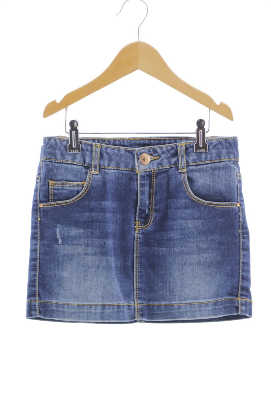 Falda de Zara de la talla 7 años de denim de segunda mano