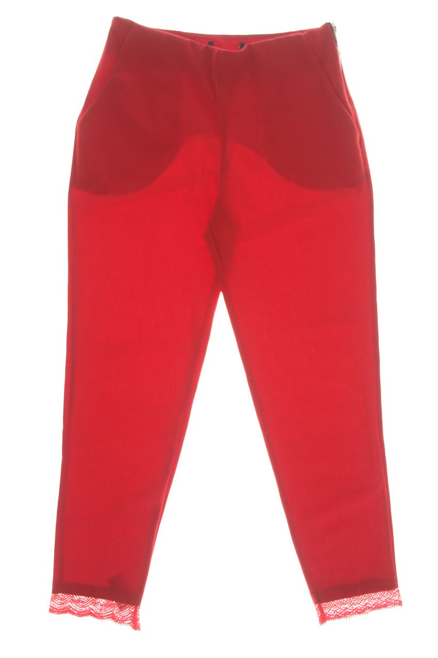Pantalon Made in italy de la taille M, de couleur rouge