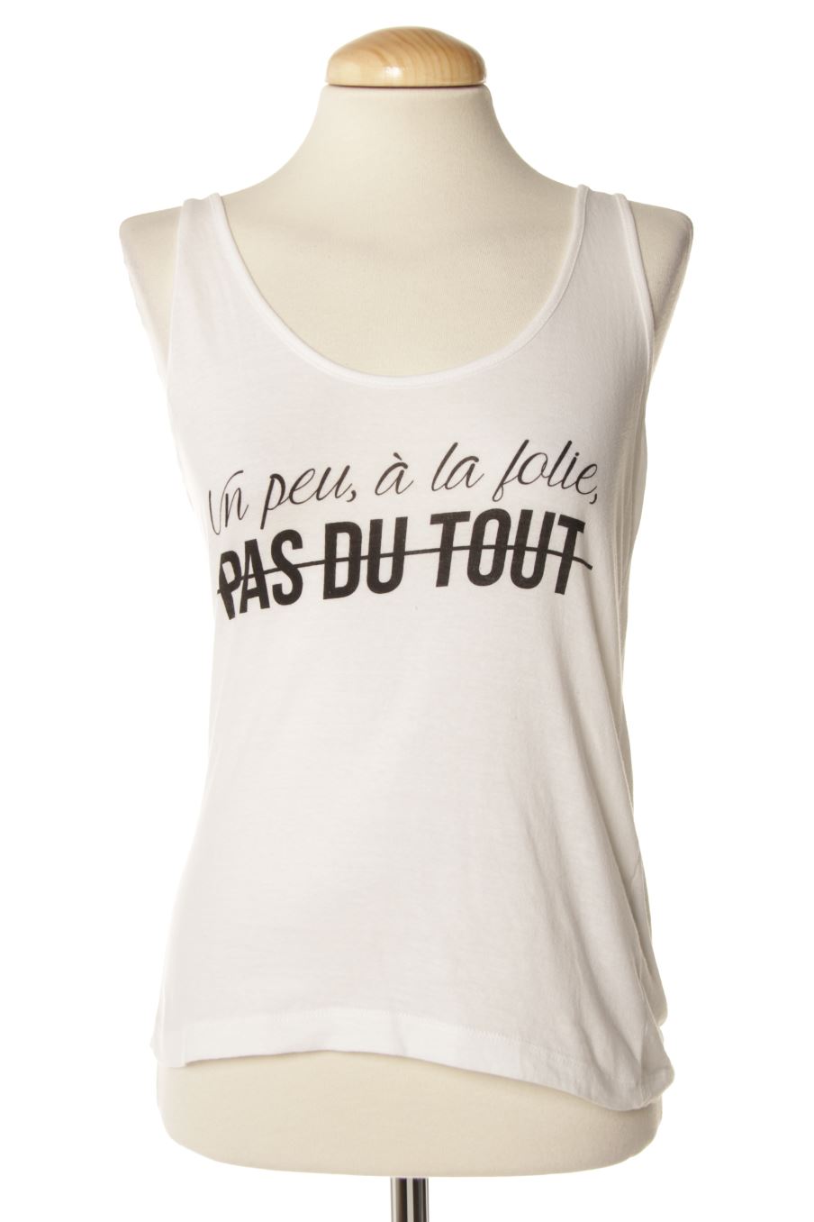 Camiseta sin mangas de Belair de la talla S, de color blanco
