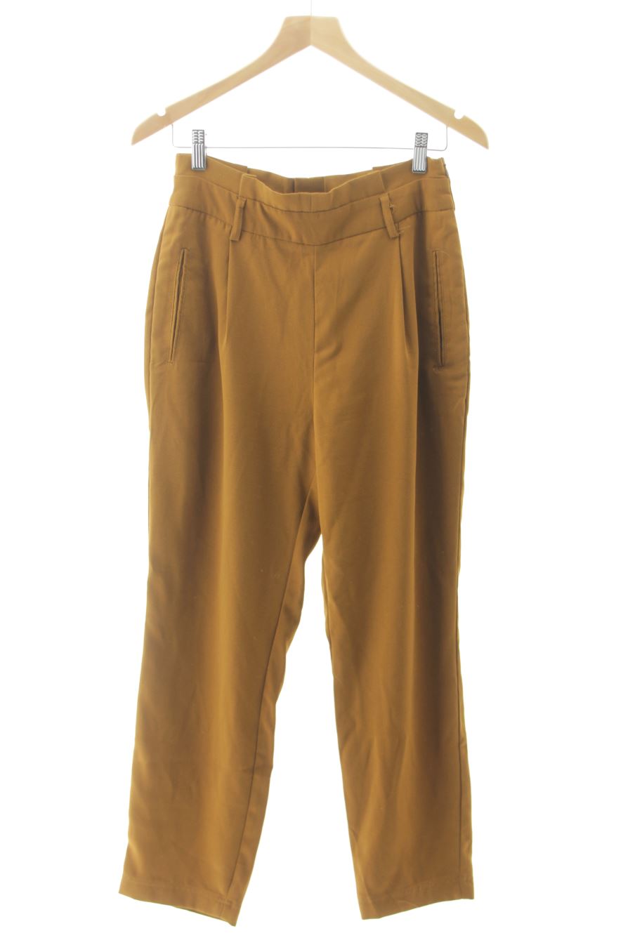Pantaloni de Stradivarius de la talla 38, de color marrone