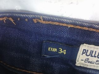 Jeans Pull & Bear de la taille 34, de couleur bleu de denim