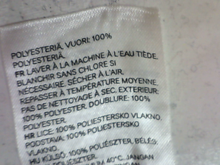 Top de H&M de la talla 36, de color beige
