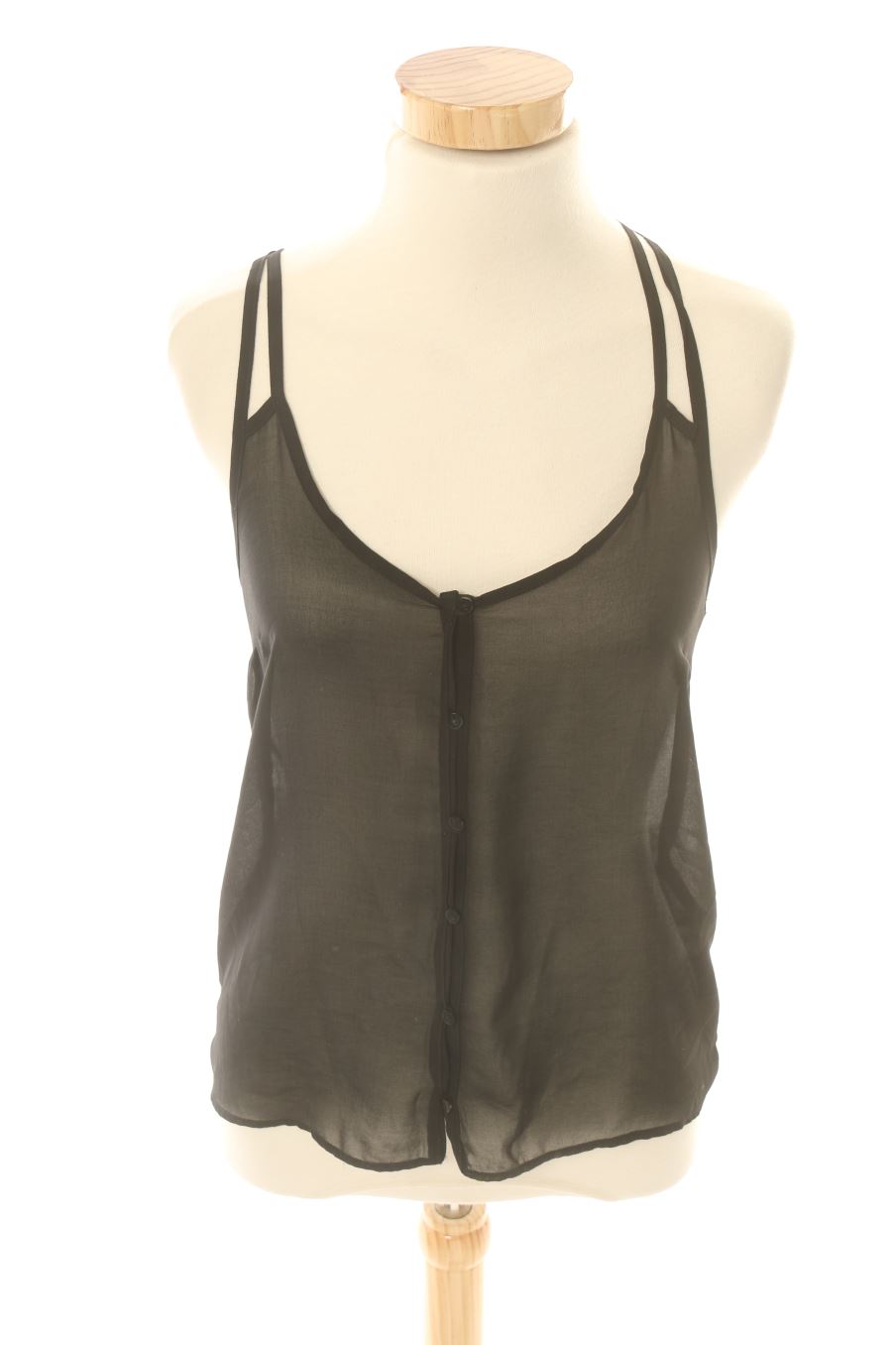 Top Bershka de la taille S, de couleur noir