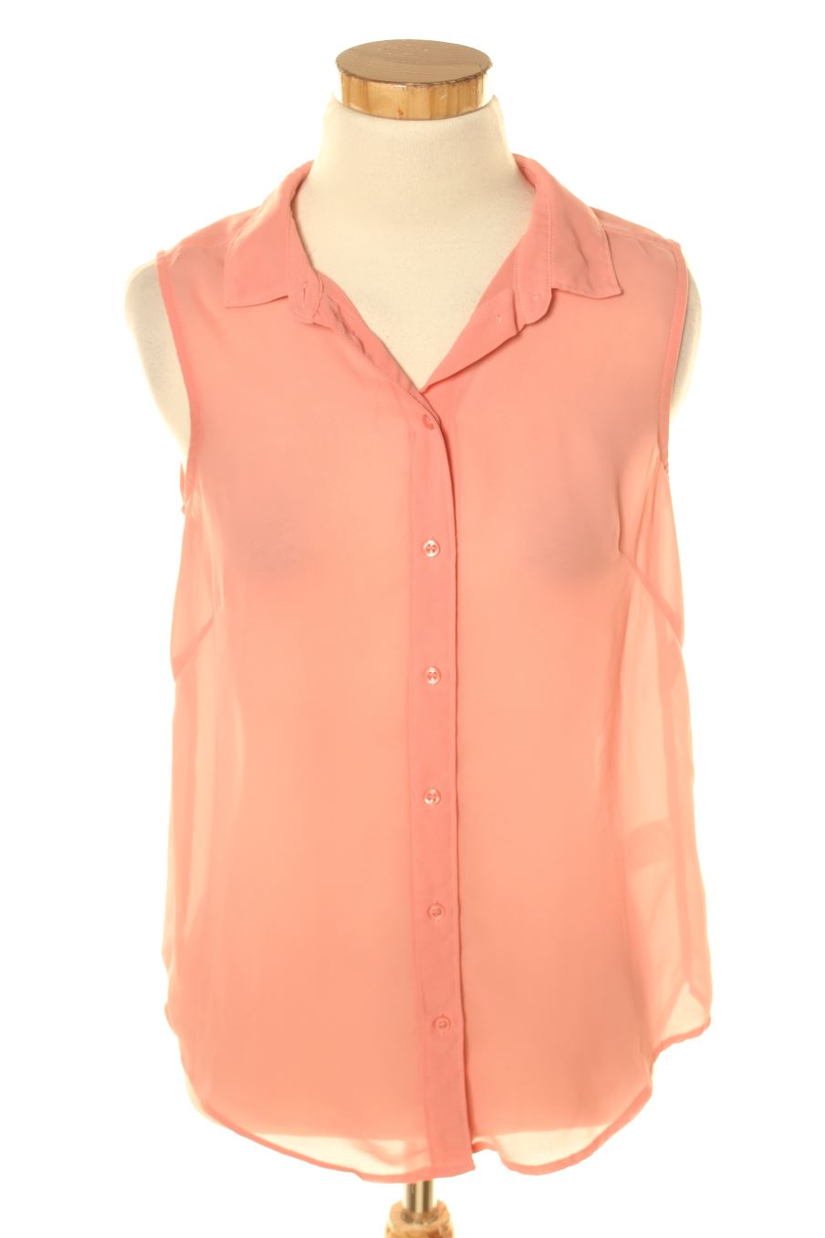 Camisa sin mangas de H&M de la talla 34, de color rosa