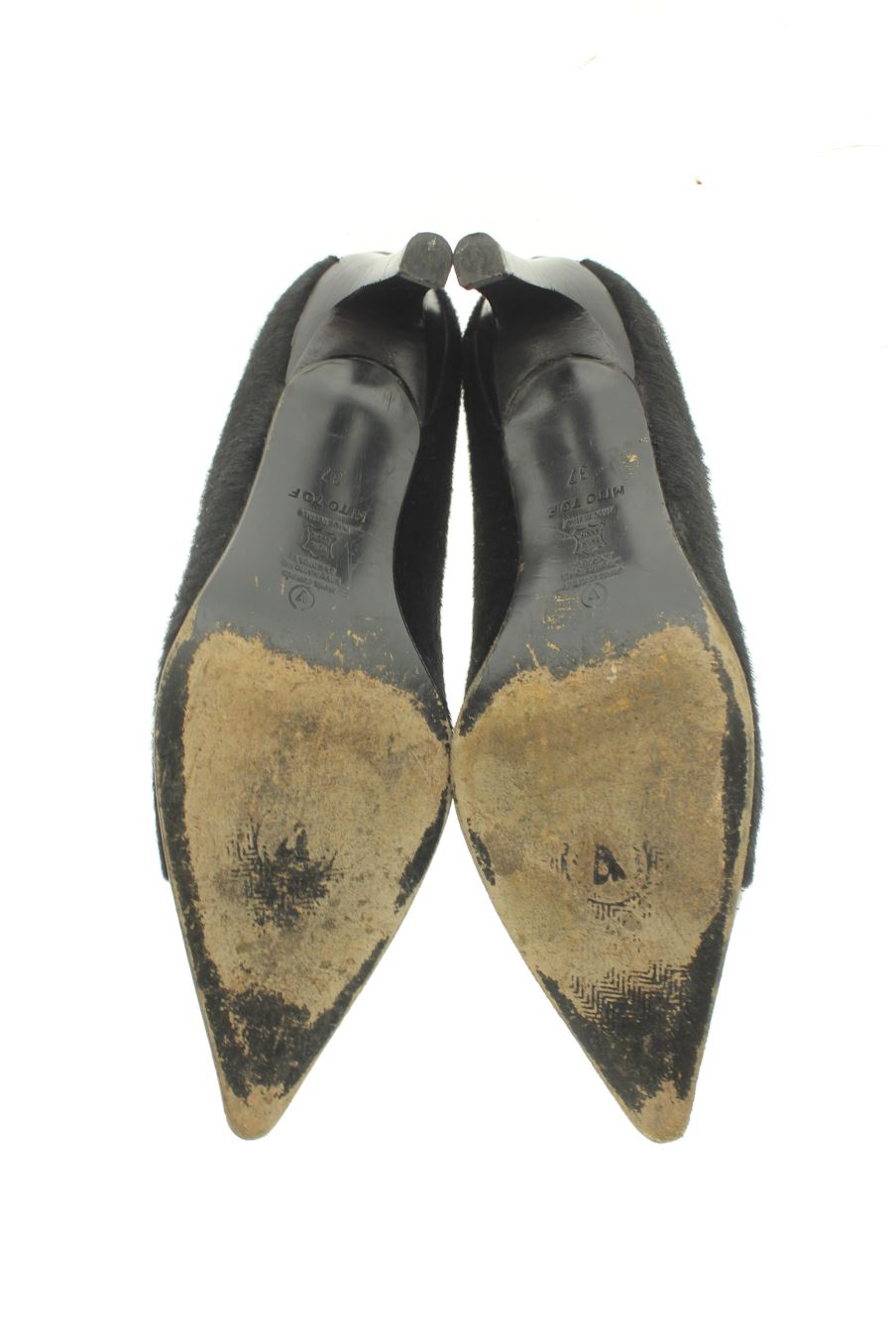 Zapatos de tacon de Valleverde de la talla 37, de color negro de