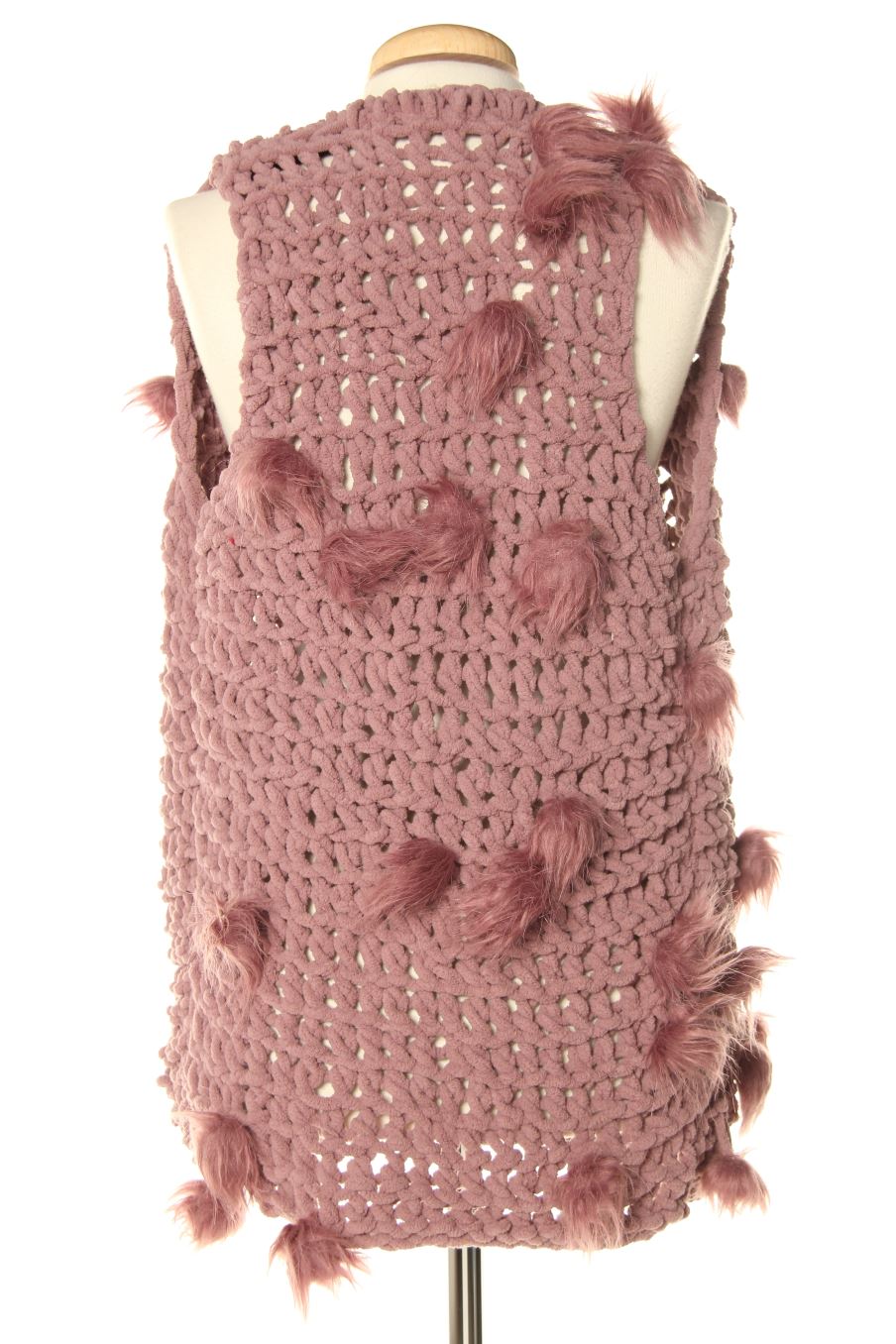 Chaleco de tela de PERCENTIL de la talla S, de color morado