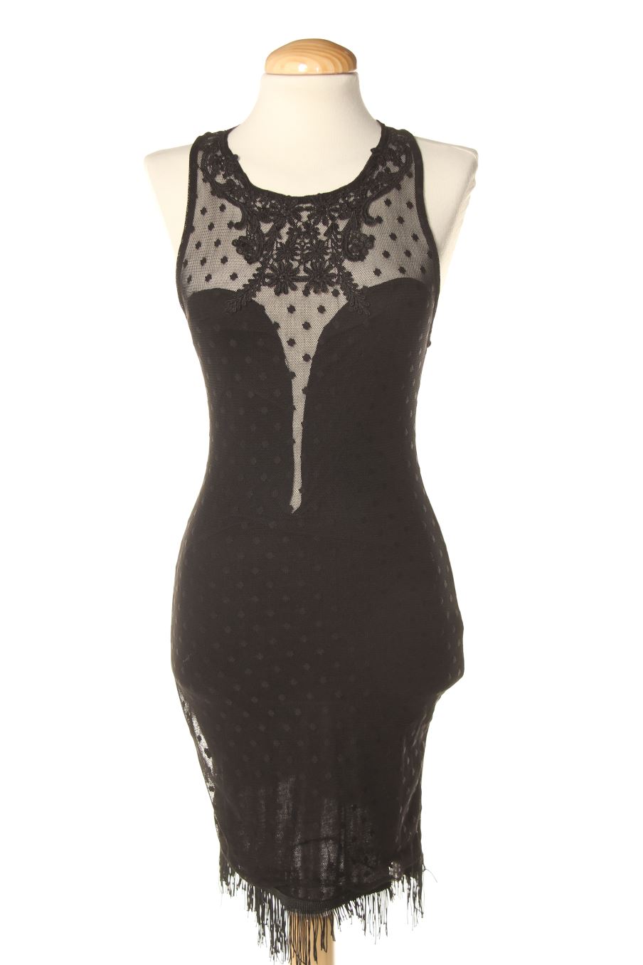 Vestido elegante de Bershka de la talla M, de color negro