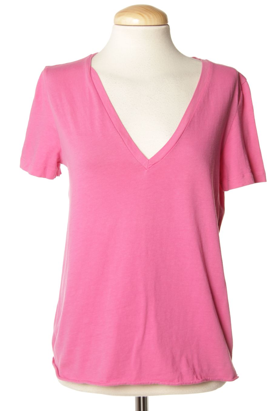 Camiseta de Zara de la talla M, de color rosa