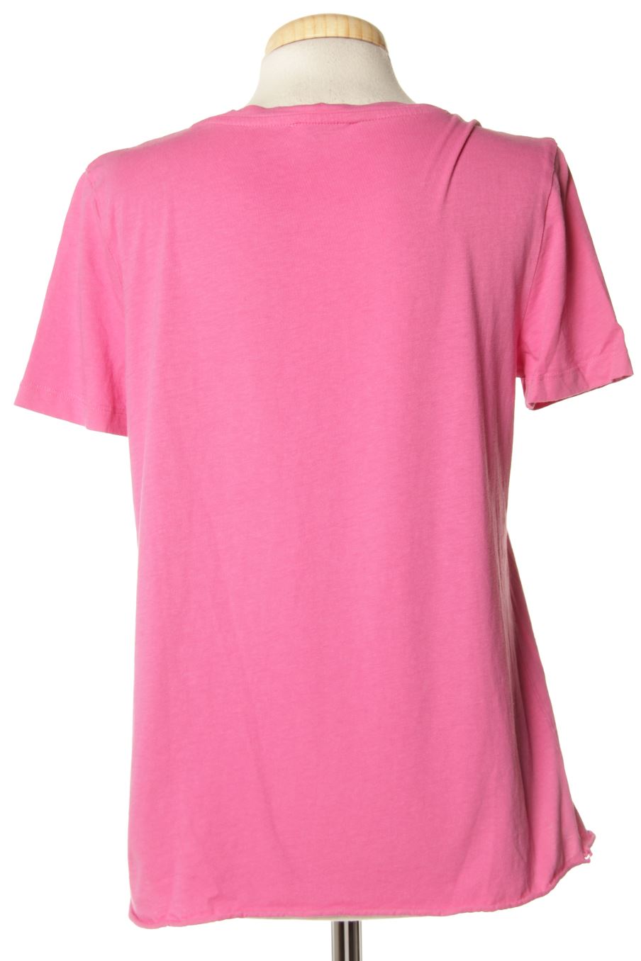 Camiseta de Zara de la talla M, de color rosa