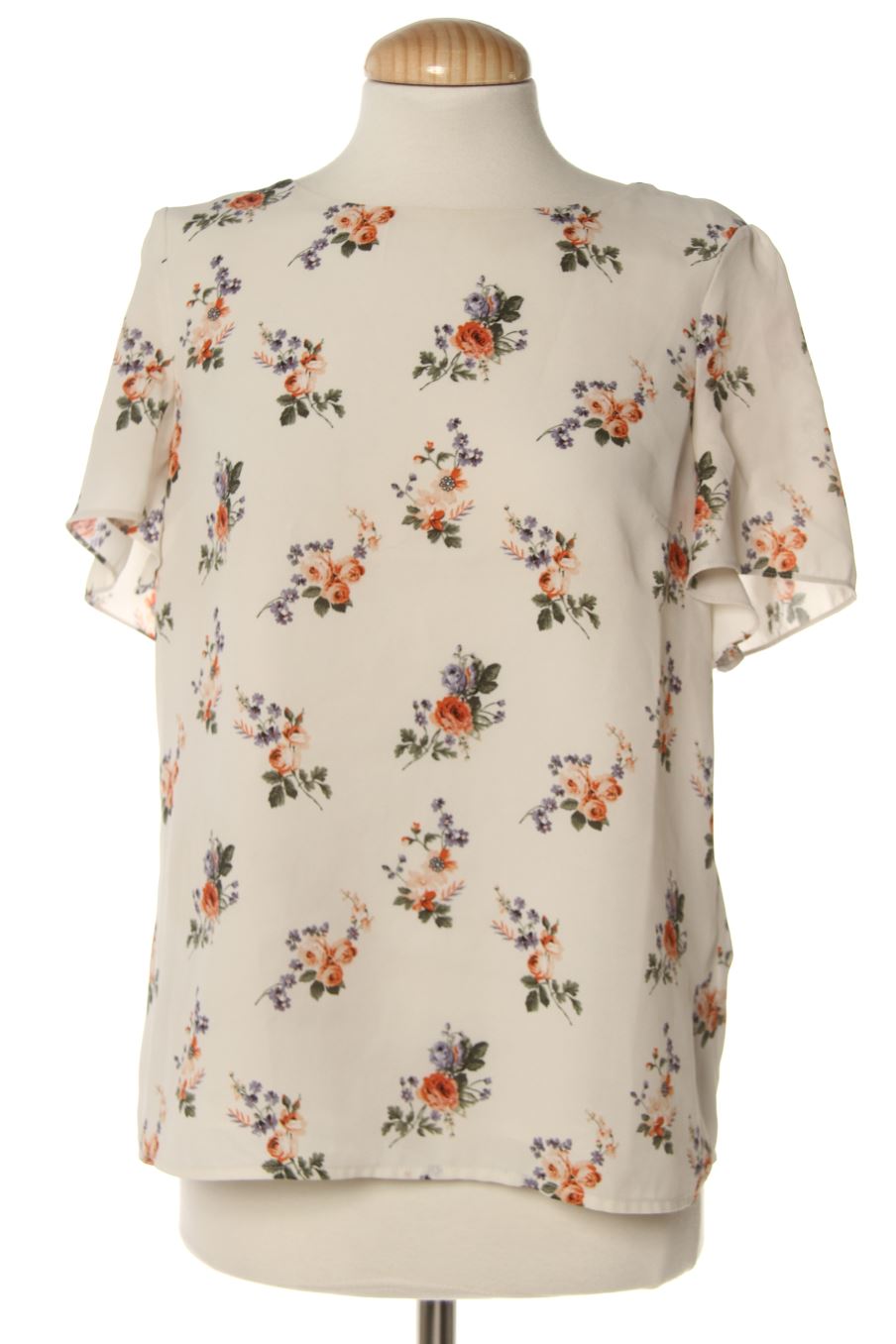 Blouse à manches courtes Oasis de la taille S, de couleur fleurs