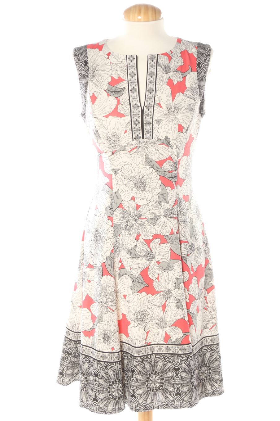 Robe casual Adorne de la taille XS, de couleur imprimés