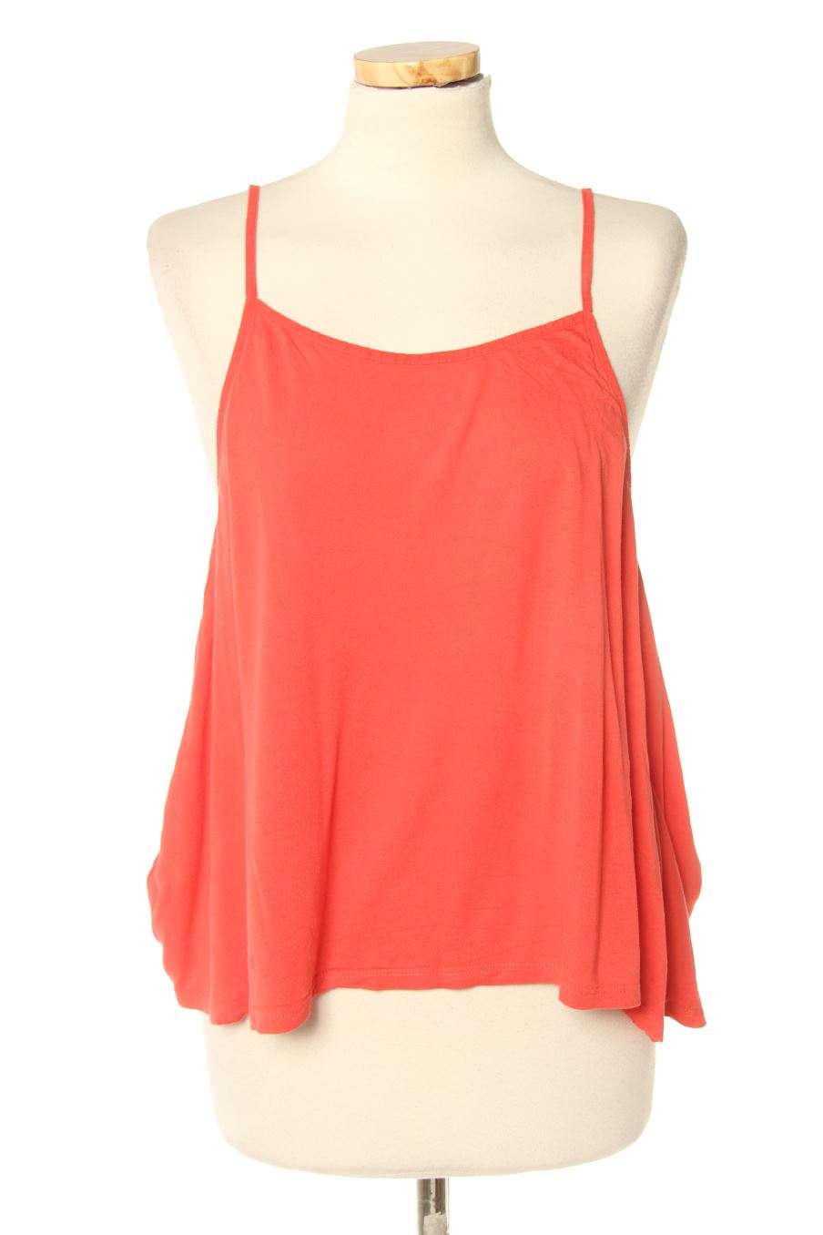 Camiseta sin mangas de Mango de la talla L, de color rojo