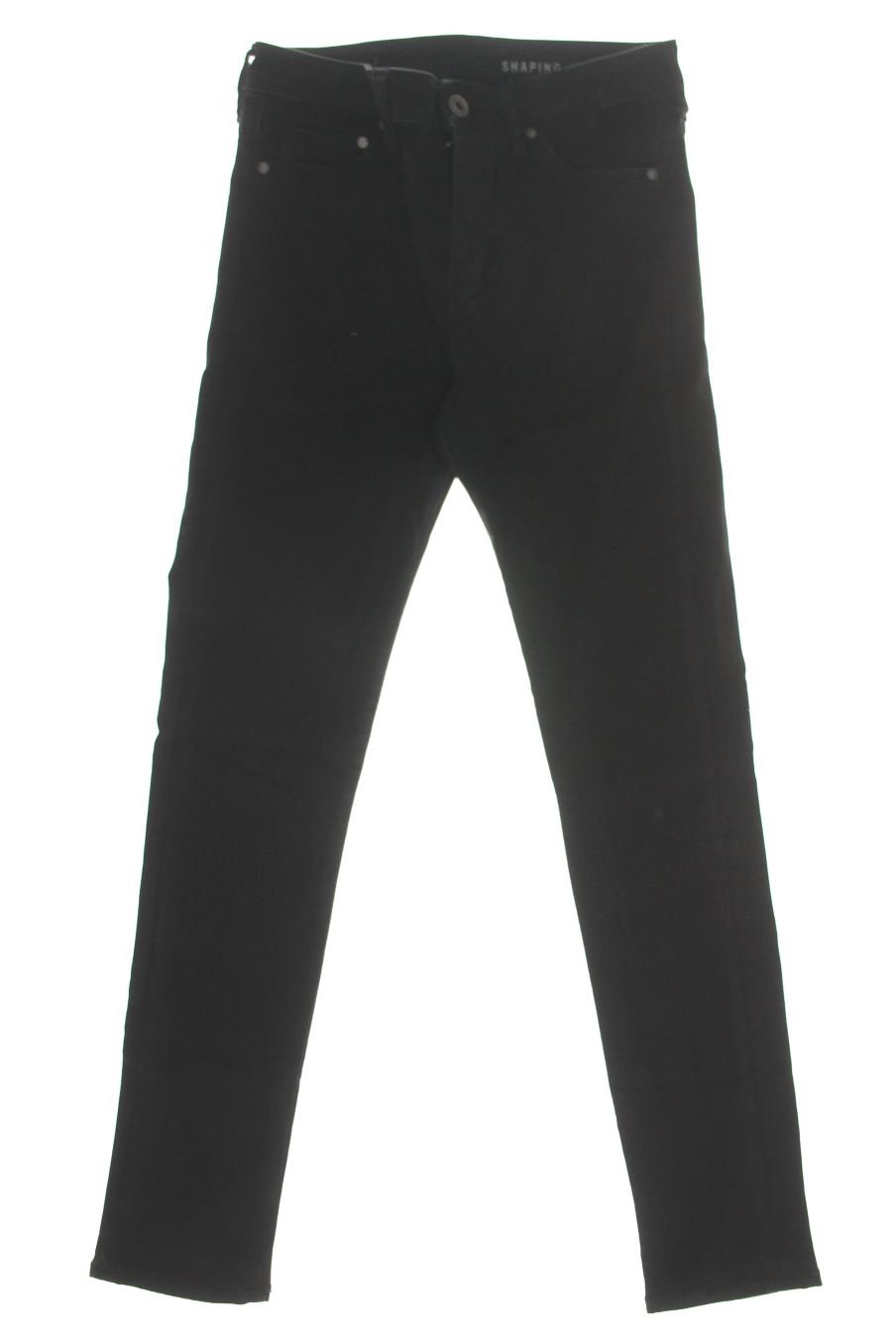 Vaquero de H&M de la talla 36, de color negro de ropa vaquera