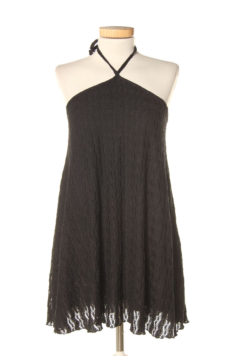 Vestido casual de Pull & Bear de la talla M, de color negro