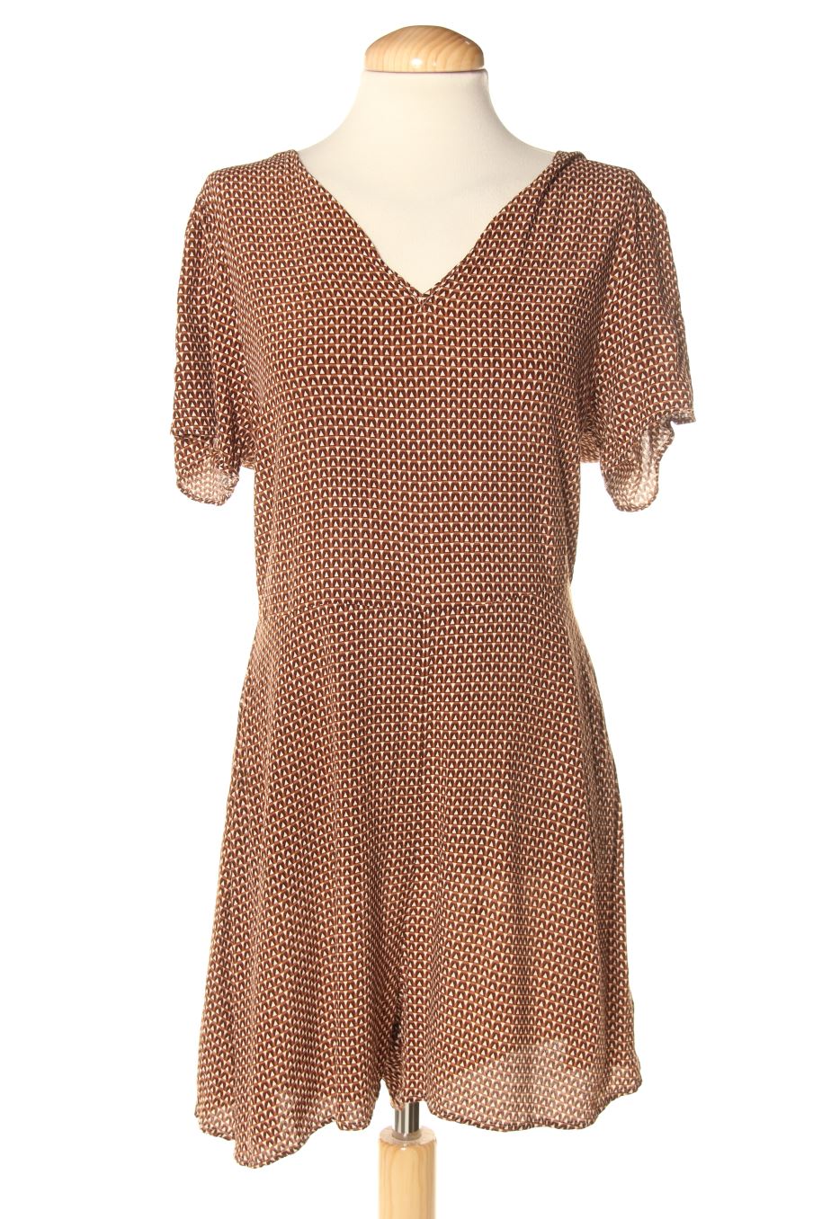 Robe casual Mango de la taille L, de couleur marron