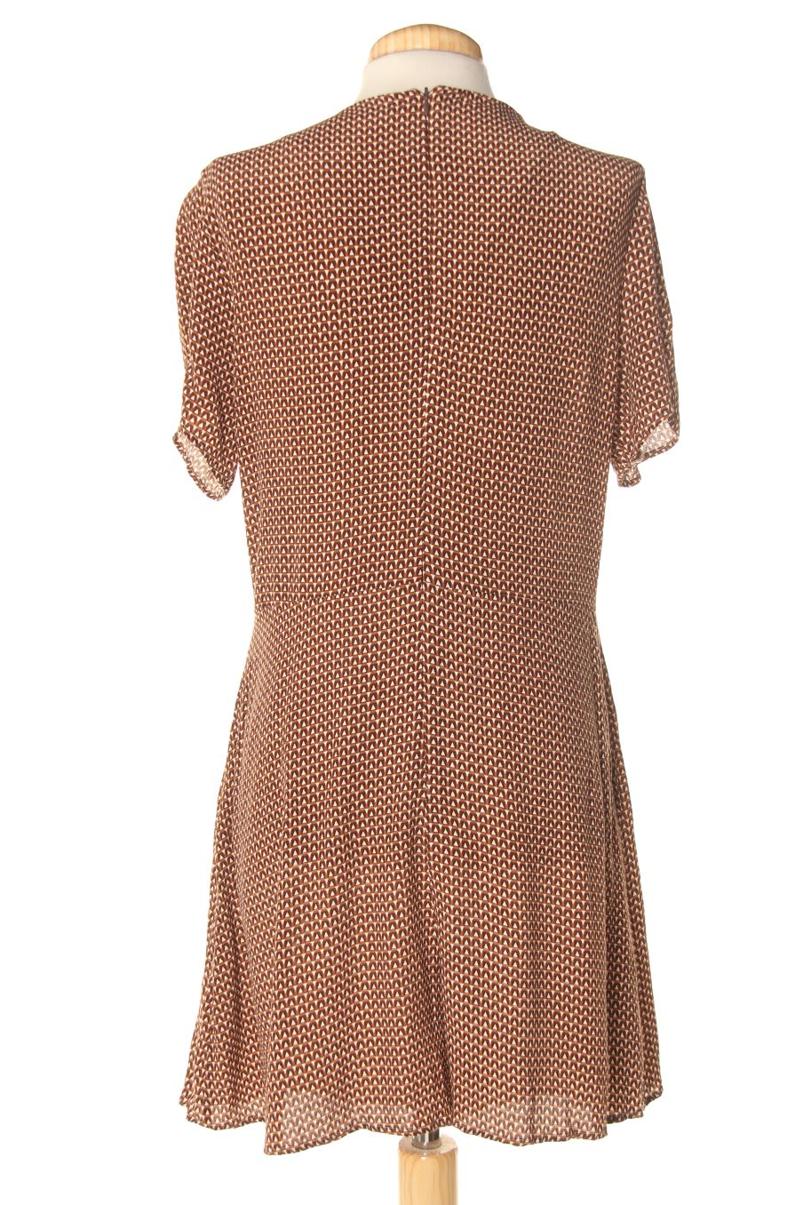 Robe casual Mango de la taille L, de couleur marron