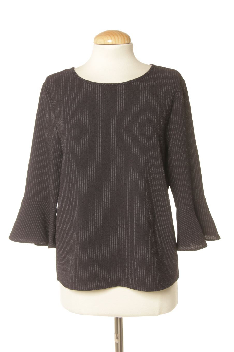 Blusa de manga larga de Mango de la talla XS, de color rayas