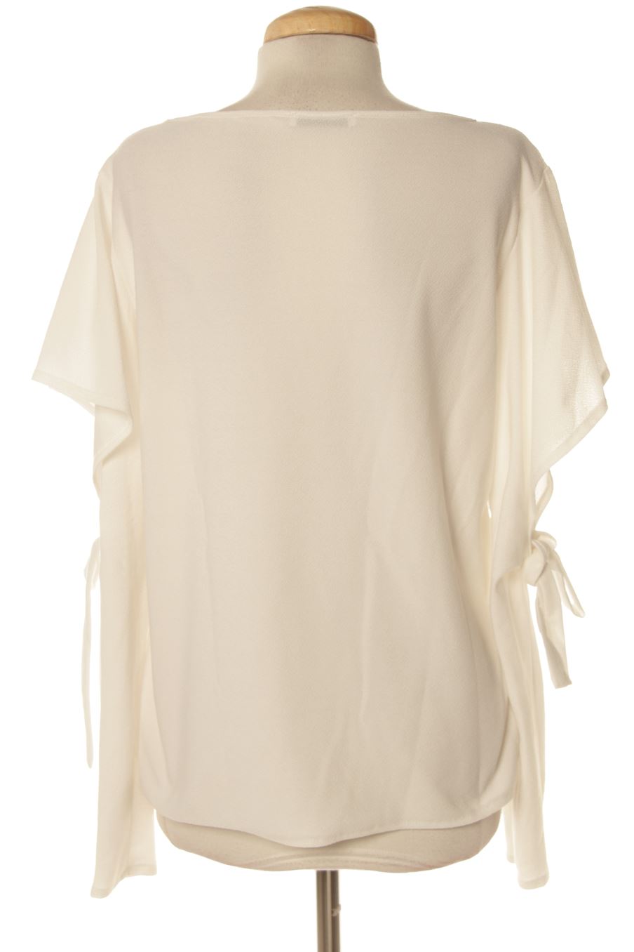 Blouse à manches courtes Zara de la taille S, de couleur blanc