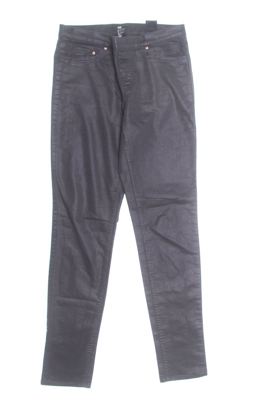 Jeans H&M de la taille 34, de couleur noir de denim