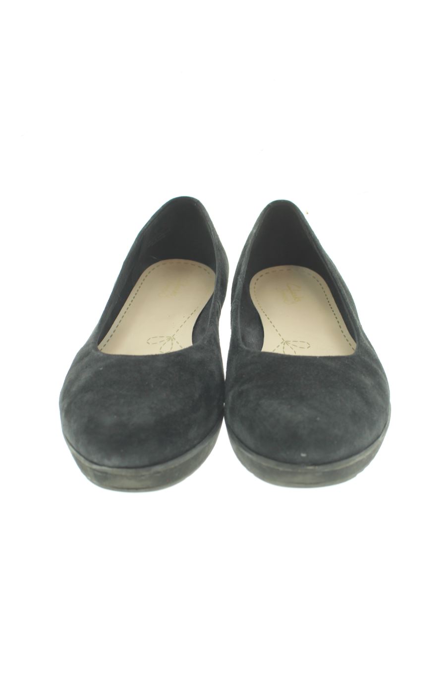 Zapatos planos de clarks de la talla 40, de color negro de