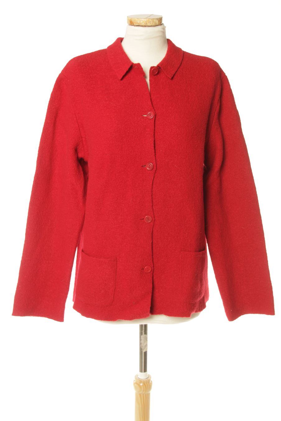 Blazer Caroll de la taille 44, de couleur rouge