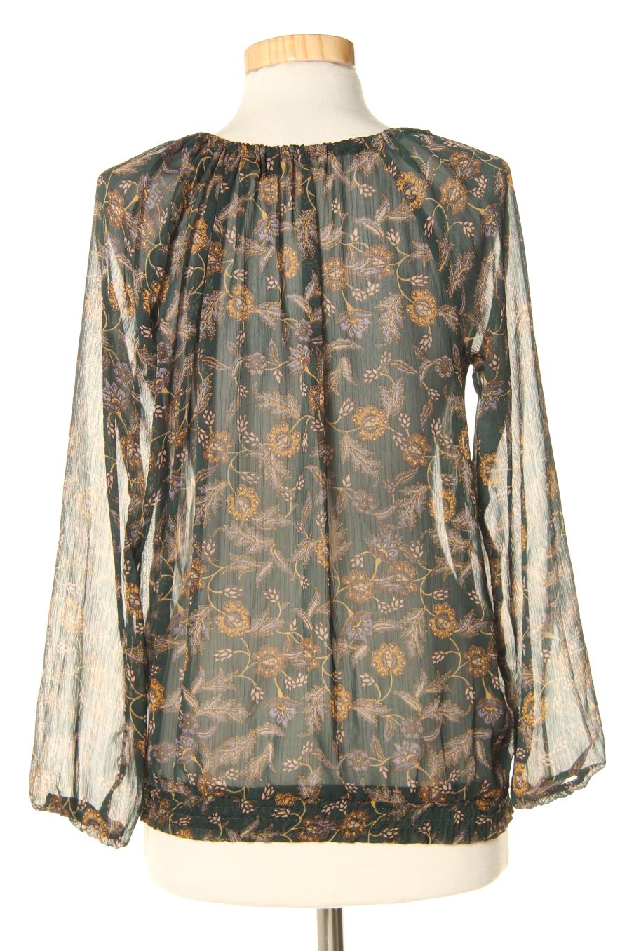 Blusa de manga larga de Pull & Bear de la talla S, de color flores