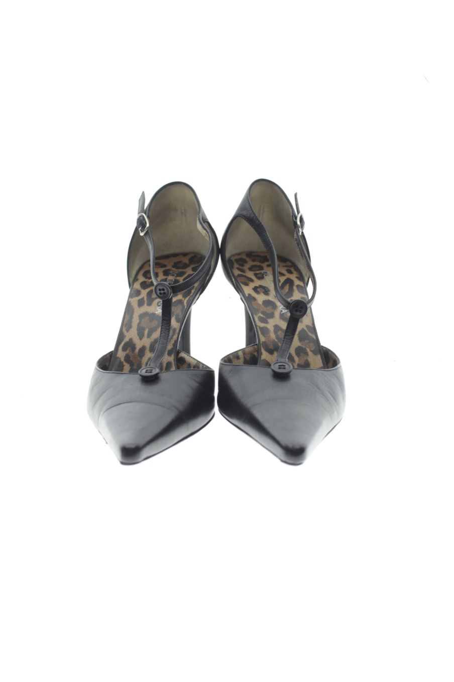 Sandalias tacon de Dolce & Gabbana de la talla 36, de color animal print de